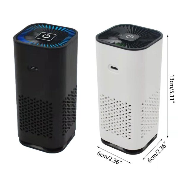 Car Air Purifier Portable Negative Ion Generator Remove Formaldehyde Dust Smoke Air Freshen Washer For Home Car - Image 7