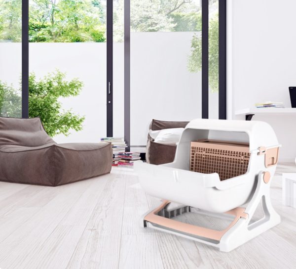 Cat toilet pet toilet semi-enclosed litter box - Image 3