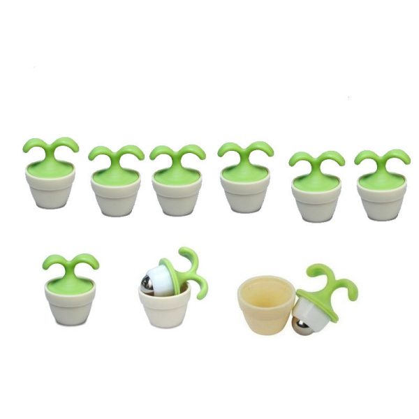 Flower Pot Massager Flower Seedling Potted Ball Massager Cervical Spine Massager Neck and Waist - Image 4