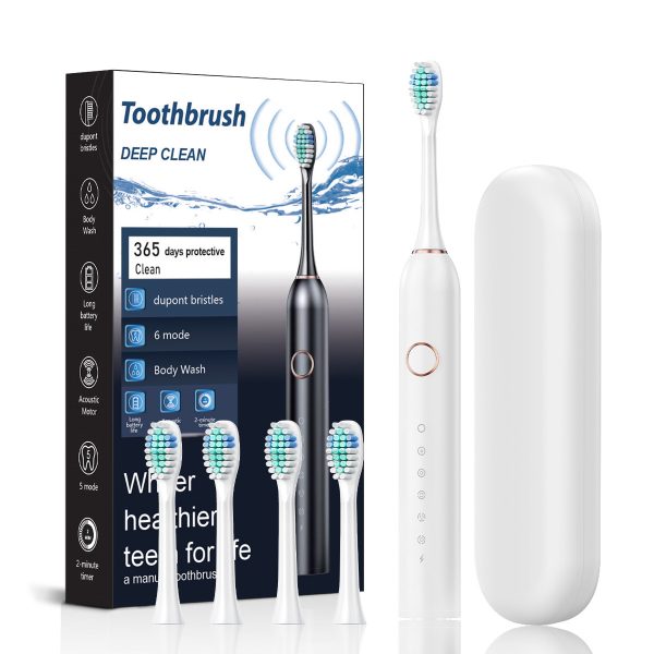 Electric Toothbrush Household 6-speed Soft Bristle Sound Wave - Image 7