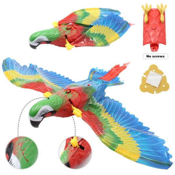 Simulation Bird Cat Interactive Pet Toys Hanging Eagle Flying Teasering Play Kitten Dog Toys Animals Cat Accessories Supplies - Image 5