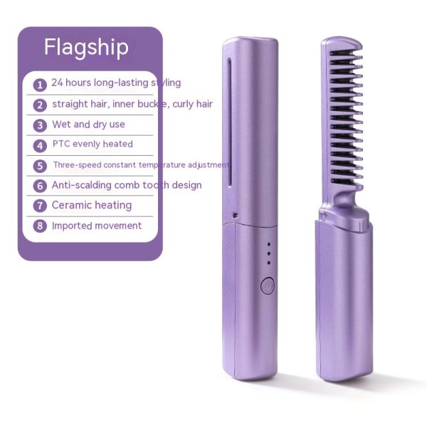 Mini Rechargeable Portable Hair Straightener - Image 3