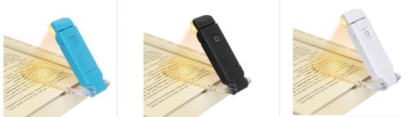 LED USB Rechargeable Book Reading Light Brightness Adjustable Eye Protection Clip Book Light Portable Bookmark Read Light - Image 5