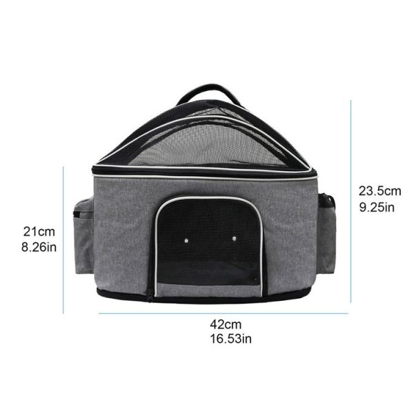 Foldable And Breathable Cat Bag For Outing, Portable Messenger - Image 3
