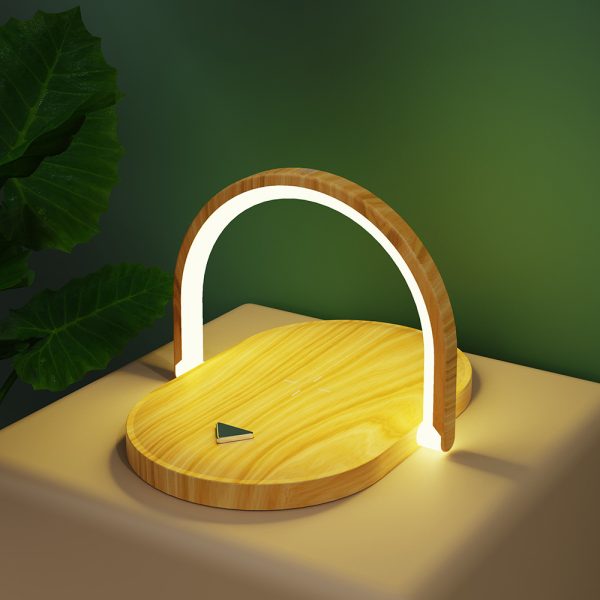 3 In 1 Foldable Wireless Charger Night Light Wireless Charging Station Stonego LED Reading Table Lamp 15W Fast Charging Light - Image 9