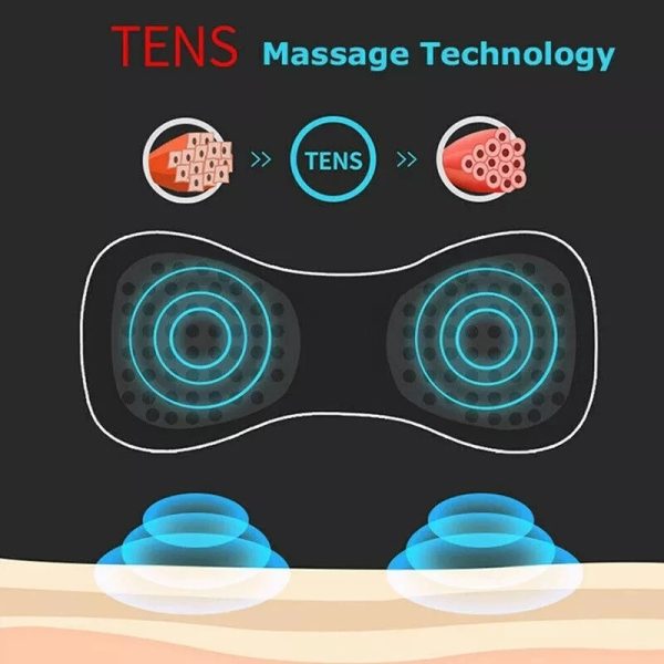 Mini Neck Massager Cervical Vertebra Massager Adjustable Portable Shoulder Back Massager For Arms Neck Shoulder Back - Image 3