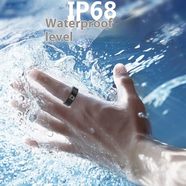 Ceramic Smart Ring Heart Rate Blood Oxygen Sleep Waterproof - Image 3