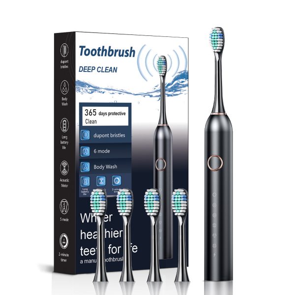 Electric Toothbrush Household 6-speed Soft Bristle Sound Wave - Image 2