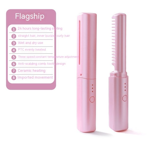 Mini Rechargeable Portable Hair Straightener - Image 10